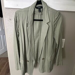 Forever 21 Sage Green Women's Blazer